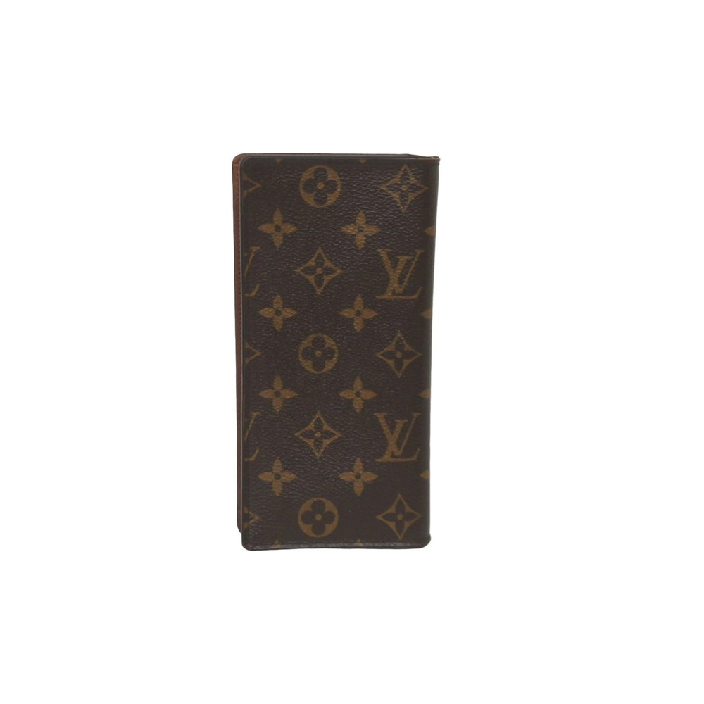 LOUIS VUITTON Portefeuille Brazza Long Wallet Monogram